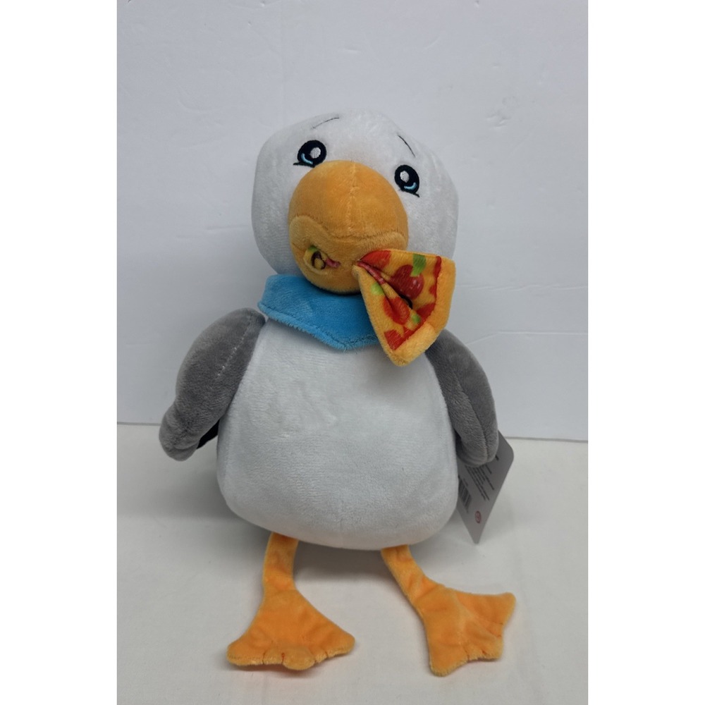 Pier Sunny The Seagull Plush Stolen Pizza Slice Plush Stuffed Animal 10" New